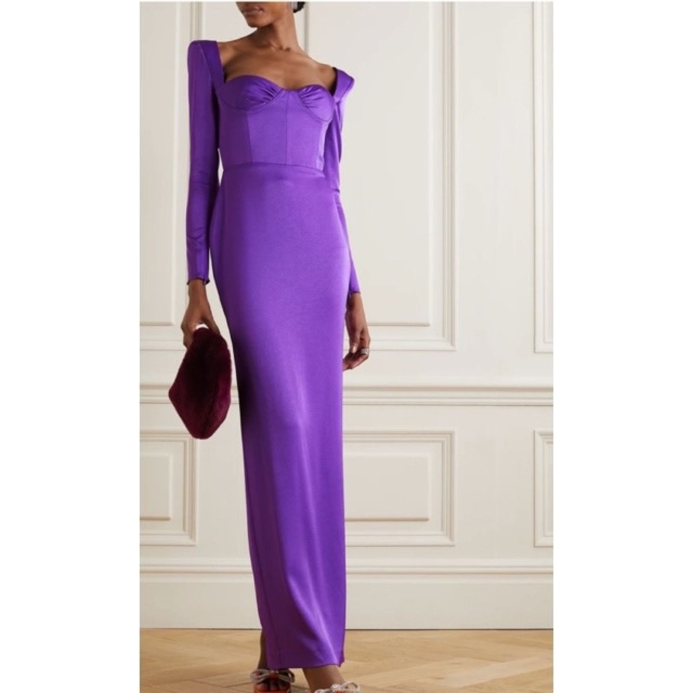 Alex Perry Satin Dress
